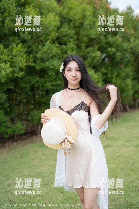 MiStar魅妍社 - 会不会是白色中的小清新？韩冰冰儿最新原图要不要来一打！