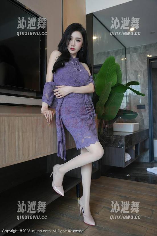 秀人网 - 资源太好，唐宁宁的蕾丝写真一不小心就掉进了美丽的漩涡